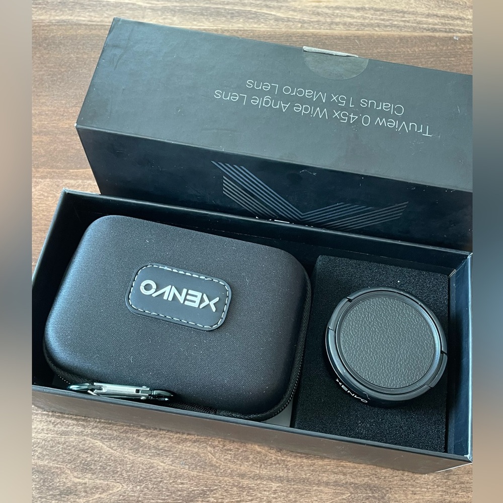 Pro Lens Kit for iPhone & Android, Macro & Wide Angle Lens with LED Light & case